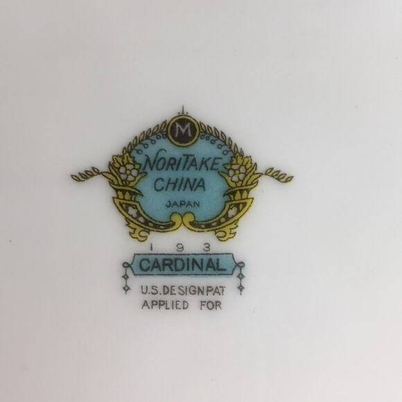 Vintage NORITAKE China 10 1/2" Oval Porcelain Vegetable Bowl Cardinal Gold Trim - Picture 7 of 10